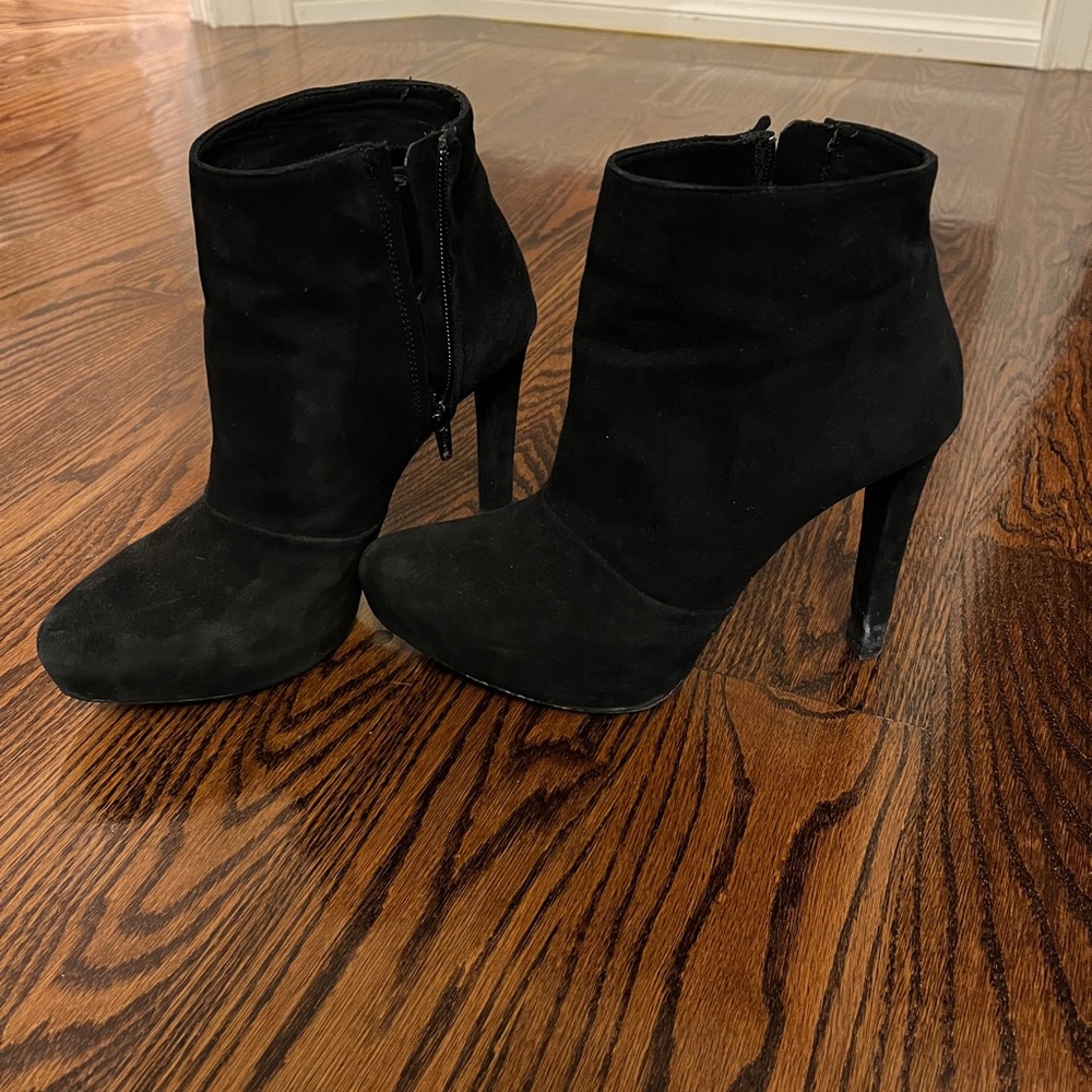 Black Heeled Booties